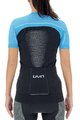 UYN Cycling short sleeve jersey - GRANFONDO LADY - blue/black