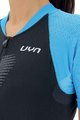 UYN Cycling short sleeve jersey - GRANFONDO LADY - blue/black