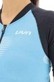 UYN Cycling short sleeve jersey - GRANFONDO LADY - anthracite/light blue
