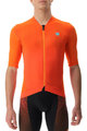 UYN Cycling short sleeve jersey - BIKING AIRWING - black/orange