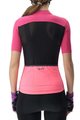 UYN Cycling short sleeve jersey - LIGHTSPEED LADY - pink/black