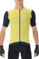 UYN Cycling short sleeve jersey - BIKING GARDA - yellow/blue