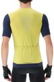 UYN Cycling short sleeve jersey - BIKING GARDA - yellow/blue