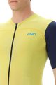 UYN Cycling short sleeve jersey - BIKING GARDA - yellow/blue