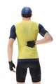 UYN Cycling short sleeve jersey - BIKING GARDA - yellow/blue