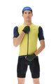 UYN Cycling short sleeve jersey - BIKING GARDA - yellow/blue