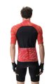 UYN Cycling short sleeve jersey - BIKING WAVE - black/red