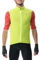 UYN Cycling gilet - ULTRALIGHT WIND - black/yellow