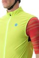 UYN Cycling gilet - ULTRALIGHT WIND - black/yellow