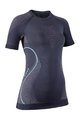 UYN Cycling long sleeve t-shirt - EVOLUTYON UW LADY - grey/turquoise