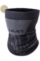UYN Cycling neckwarmer - FUSYON MERINO - black/grey