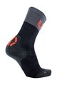 UYN Cyclingclassic socks - LIGHT - grey/red/black