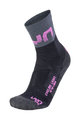 UYN Cyclingclassic socks - LIGHT LADY - black/grey/pink