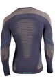 UYN Cycling long sleeve t-shirt - EVOLUTYON  - grey/yellow