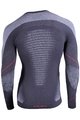 UYN Cycling long sleeve t-shirt - EVOLUTYON - white/grey