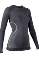 UYN Cycling long sleeve t-shirt - EVOLUTYON LADY - black/grey