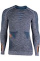 UYN Cycling long sleeve t-shirt - AMBITYON - orange/blue/grey