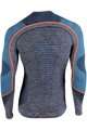 UYN Cycling long sleeve t-shirt - AMBITYON - orange/blue/grey