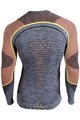 UYN Cycling long sleeve t-shirt - AMBITYON - orange/grey