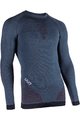 UYN Cycling long sleeve t-shirt - FUSYON MERINO - blue/bordeaux/black