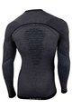UYN Cycling long sleeve t-shirt - FUSYON MERINO - black/grey