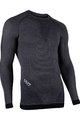 UYN Cycling long sleeve t-shirt - FUSYON MERINO - black/grey