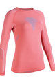 UYN Cycling long sleeve t-shirt - VISYON LADY - pink/purple