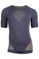 UYN Cycling short sleeve t-shirt - EVOLUTYON - grey/yellow