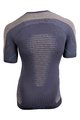 UYN Cycling short sleeve t-shirt - EVOLUTYON - grey/yellow