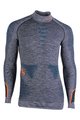 UYN Cycling long sleeve t-shirt - AMBITYON - grey/blue