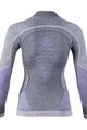 UYN Cycling long sleeve t-shirt - FUSYON MERINO LADY - grey/black