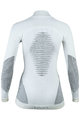 UYN Cycling long sleeve t-shirt - FUSYON MERINO LADY - grey/white