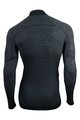 UYN Cycling long sleeve t-shirt - FUSYON MERINO - grey/black