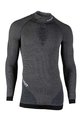 UYN Cycling long sleeve t-shirt - FUSYON MERINO - grey/black