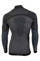 UYN Cycling long sleeve t-shirt - FUSYON MERINO - grey/black