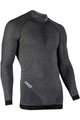 UYN Cycling long sleeve t-shirt - FUSYON MERINO - grey/black