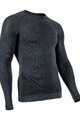 UYN Cycling long sleeve t-shirt - FUSYON CASHMERE - grey/black