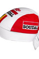 Cycling bandana - LOTTO SOUDAL 2019 - white/red