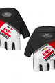 Cycling fingerless gloves - LOTTO SOUDAL 2019 - black/white/red