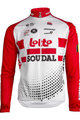 Cycling summer long sleeve jersey - LOTTO SOUDAL 19 SMR - white/red