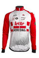 Cycling thermal jacket - LOTTO SOUDAL 2019 - red/white
