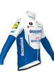 Cycling summer long sleeve jersey - QUICKSTEP 20 SUMMER - white/blue