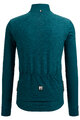 SANTINI Cycling winter long sleeve jersey - COLORE PURO - green