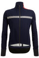 SANTINI Cycling rain jacket - GUARD NEO SHELL - blue