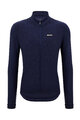 SANTINI Cycling winter long sleeve jersey - PURE  - blue