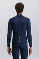 SANTINI Cycling winter long sleeve jersey - PURE  - blue