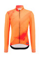 SANTINI Cycling winter long sleeve jersey - PURE DYE - orange