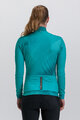 SANTINI Cycling winter long sleeve jersey - PURE DYE - blue