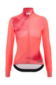 SANTINI Cycling winter long sleeve jersey - PURE DYE - pink