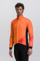 SANTINI Cycling thermal jacket - PURE DYE - orange